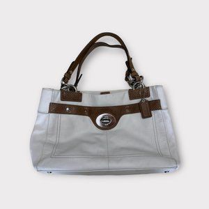 Coach purse No B1169-F16531. Cream and Brown. Very clean